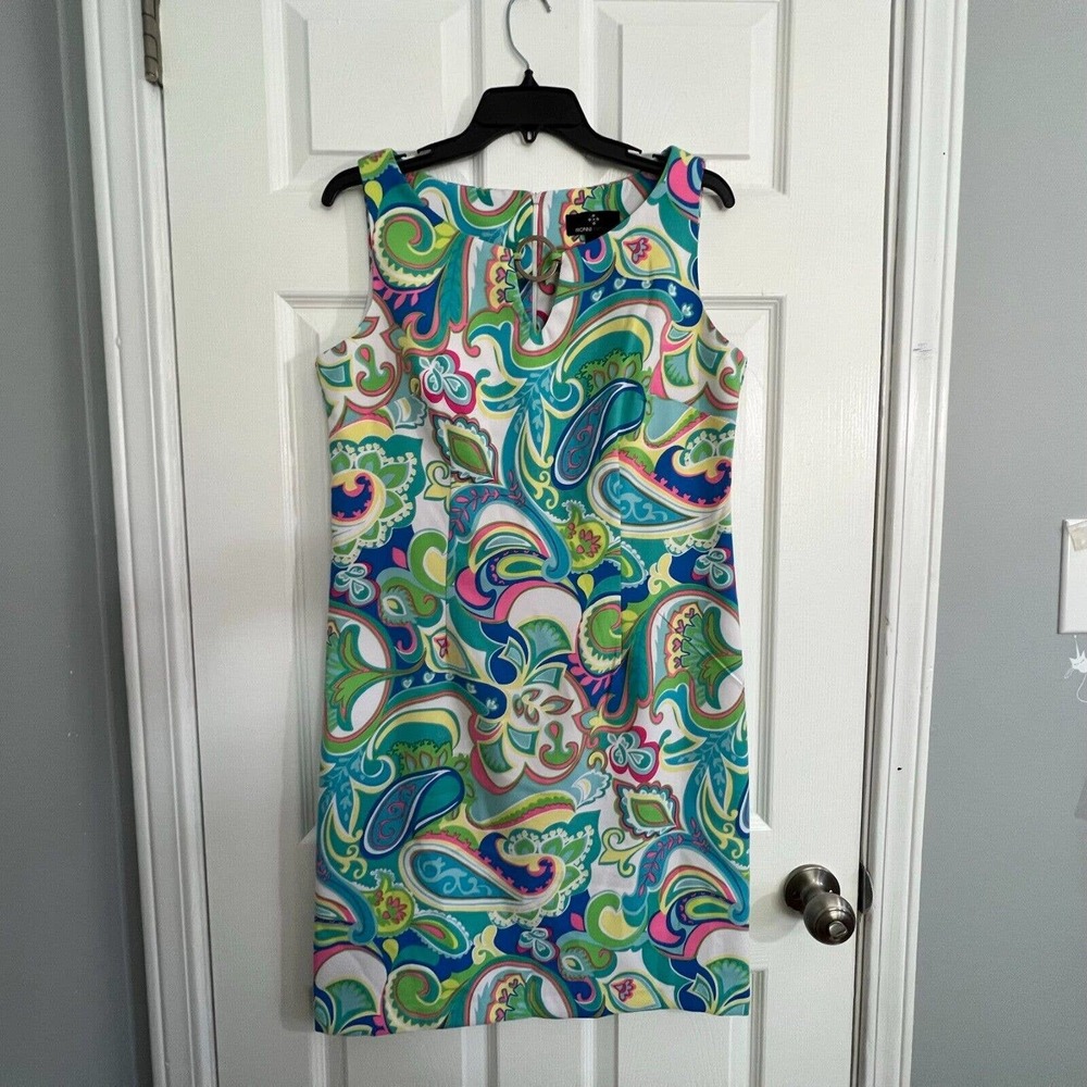 Ronni Nicole Printed Sheath Sleeveless Dress Size 10